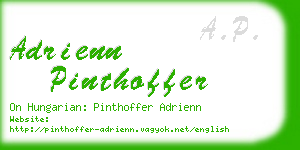 adrienn pinthoffer business card